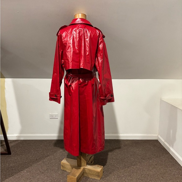 J. Crew Rain-or-shine trench in Red Patent - Picture 9 of 12